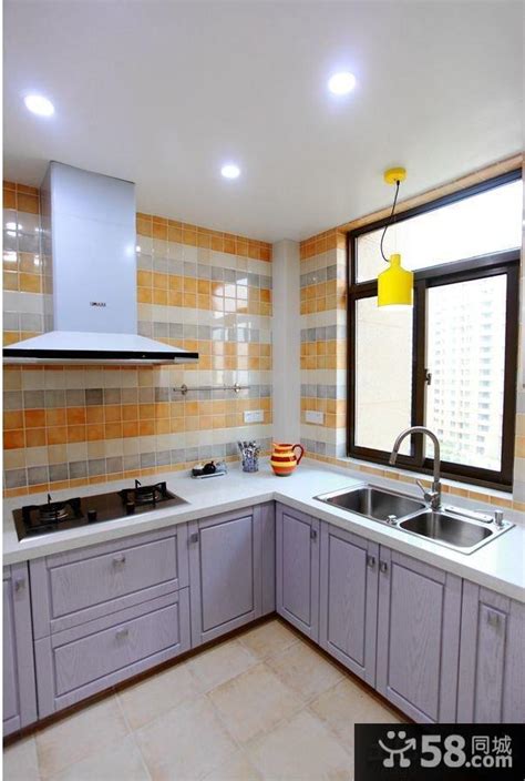 现代简约风格110平米二居整体厨房装修效果图 - 家居装修知识网
