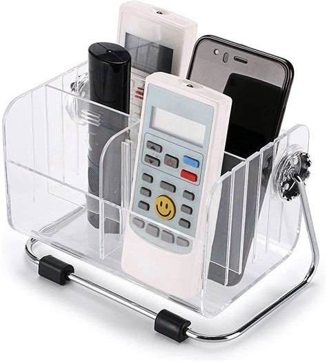 MeRaYo Multipurpose Acrylic Remote Control Holder Stand Organizer for ...