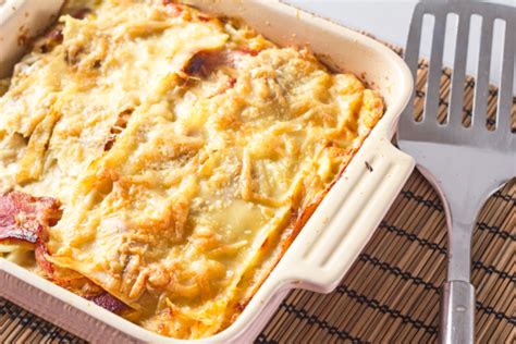 Bacon n Egg Lasagna Recipe   Genius Kitchen