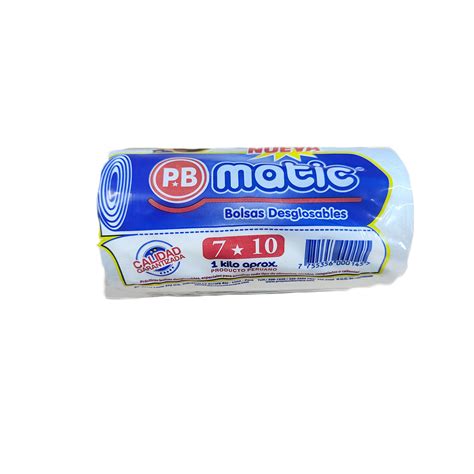 Bolsas en Rollo 7x10 Paquete 1 kg - Tenvapack