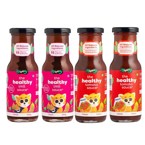 Troovy Healthy Sauce Dips Spread (Imli, Tomato sauce) | 100% Chemical ...