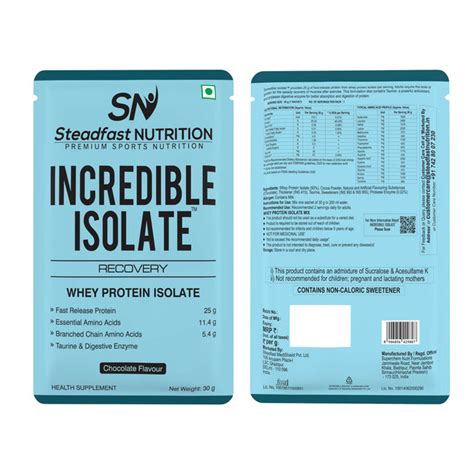 Whey Protein Isolate, 25g Protein Per Serving | Incredible Isolate ...