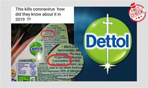 Not That Coronavirus: Why Dettol's Label Is Leading To Confusion Online ...