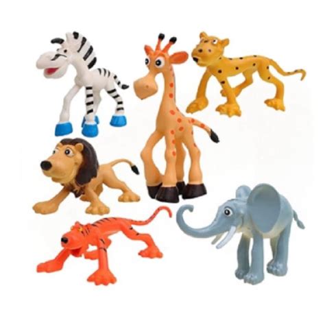 Animal Figures Toy Set For Cake Decoration & It Can Be Used As a ...