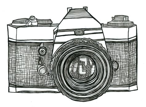 Simple Camera Sketch at PaintingValley.com | Explore collection of ...