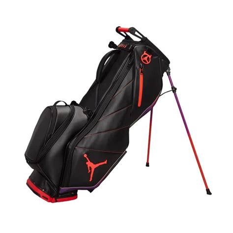 Jordan Fade Away Luxe Golf Stand Bag(Black/Red) – Sportswing.in