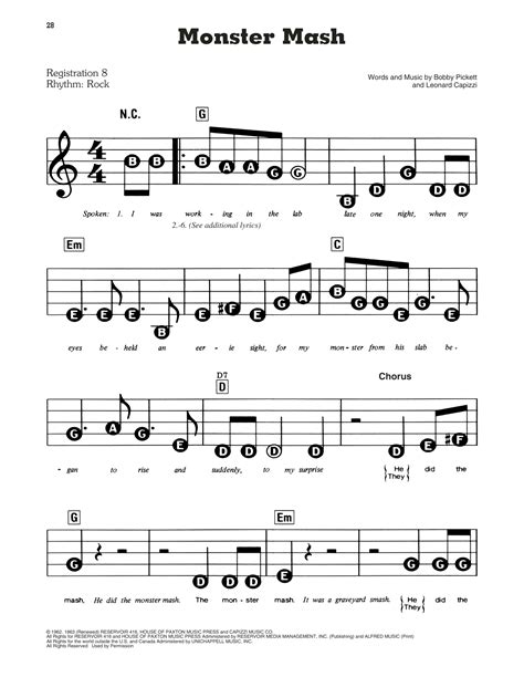 Mechanical Monsters Sheet Music at Gabrielle Gonzales blog