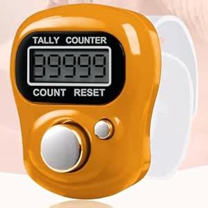 Buy KriVat Mini Hand Tally Counter Finger Ring Digital Electronic Head ...