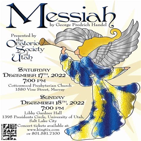 Stream 2022 Messiah: Oratorio Society of Utah, Libby Gardner Hall, Univ ...