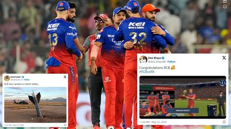 "RCB fans landed on Earth Safely" - Twitter reacts to Faf du Plessis ...
