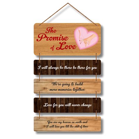 Spiritual Quotes Wooden Wall Hanging - ICraft asia