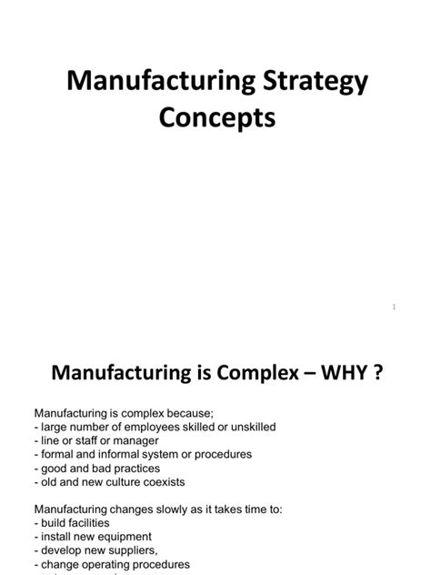 Manufacturing Strategy PDF 的图像结果
