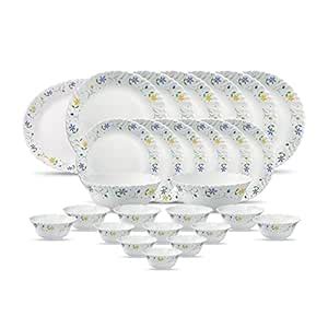La Opala Diva, Classique Collection, Opal Glass Dinner Set 27 pcs ...