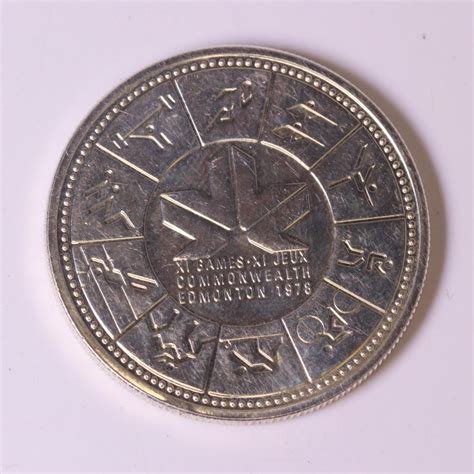 1978 Canadian Silver $1 Commonwealth Games Edmonton Coin | Property Room