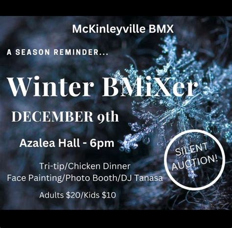 Winter BMiXer, Azalea Hall, Blue Lake, 9 December 2023 | AllEvents.in