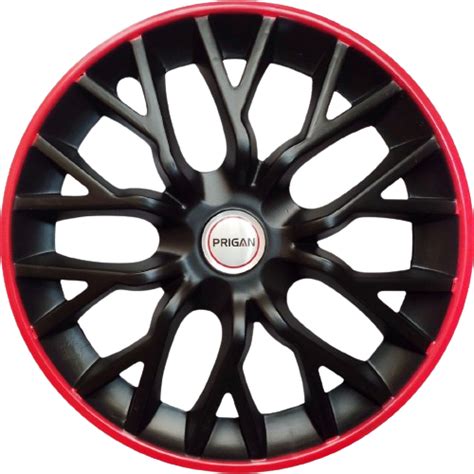 PRIGAN PHANTOM-GT RED BLACK WHEEL COVER (Set of 4) AVAILABLE IN 12,13 ...