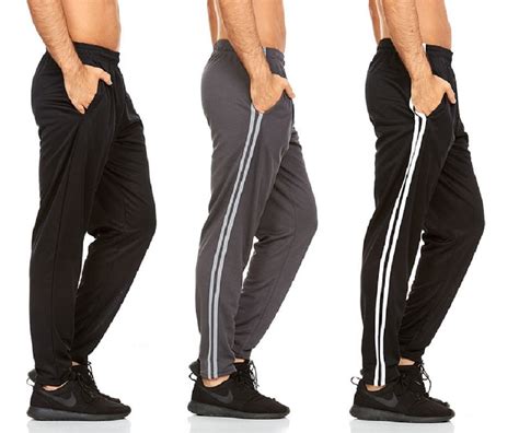 DARESAY Mens Joggers- Quick-Dry Mens Jogging Pants, Elastic Waist With ...