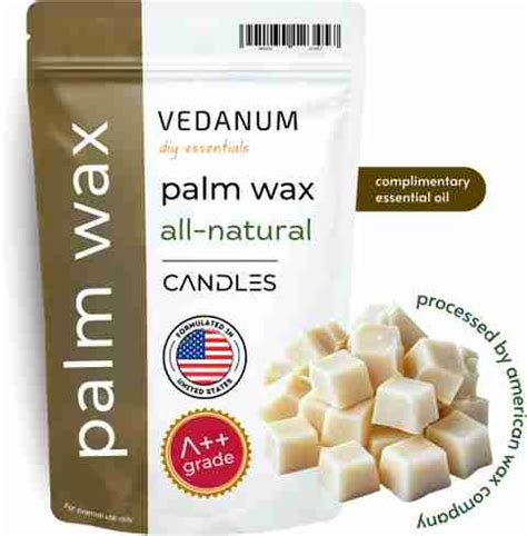 Vedanum Refined Palm Wax for Candle Making,Processed by American Wax ...