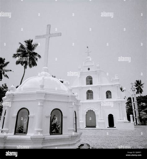 Holy Cross Chapel in Mattancherry Fort Kochi Cochin Kerala in South India in Asia. Christian ...