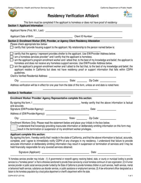 Free Printable Proof Of Residency Letter Templates [PDF, Word] Examples