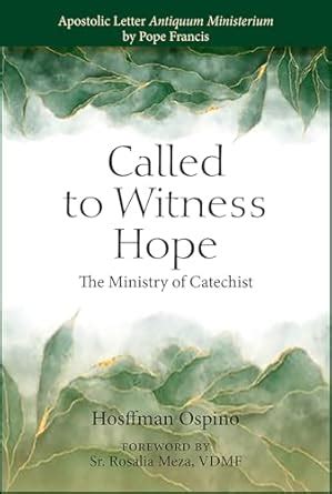 Buy Called to Witness Hope: The Ministry of Catechist Book Online at ...