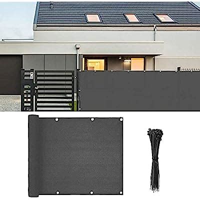 Buy Balcony Privacy Screen Fence Cover,3ftx10ft Outdoor Fence Shield ...