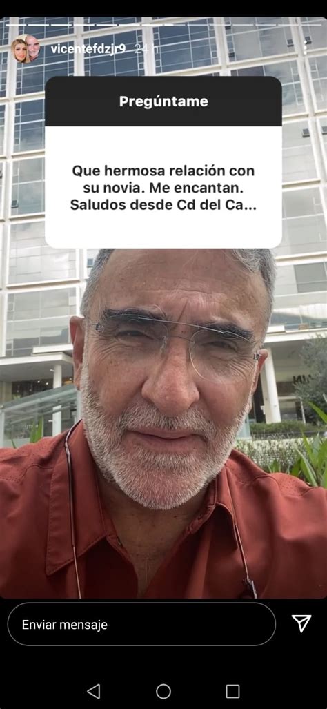 Vicente Fernández Jr. y su novia Mariana González podrían casarse en el ...