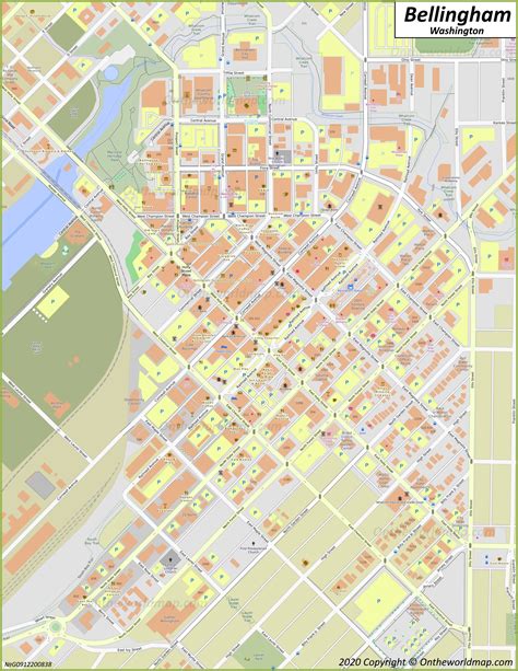 Bellingham Washington State Map