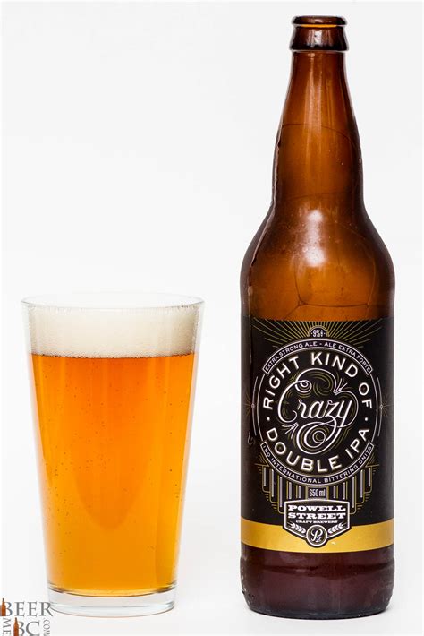Powell Street Brewing Co. – Right Kind of Crazy Double IPA | Beer Me ...