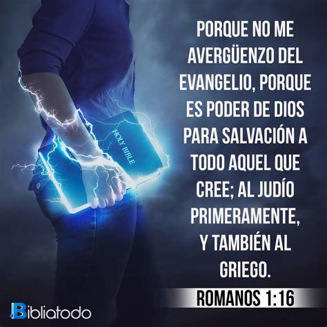 Romanos 1:16 RV1960 - Versículo del Día