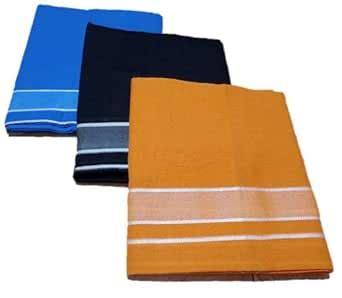 Buy Men's Traditional Pooja Pure Cotton Dhoti (Red_- 2 Meter) Combo ...