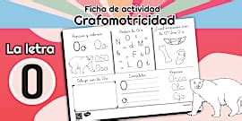 Ficha de actividad: La letra U - Grafomotricidad
