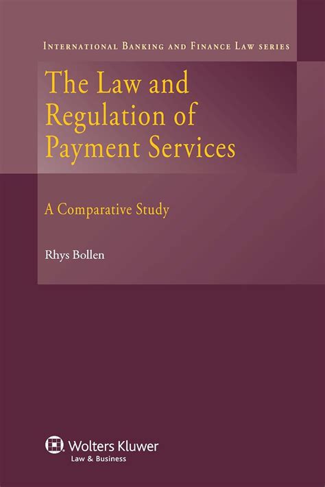 Buy The Law and Regulation of Payment Services: A Comparative Study: 18 ...