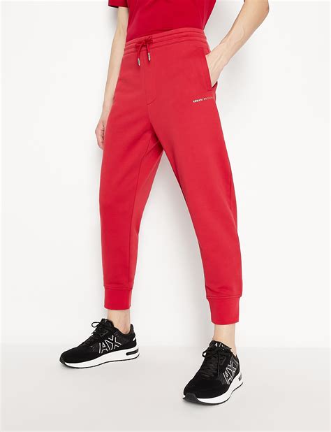 Logo Print Regular Fit Cuffed Trackpants with Drawstring Closure