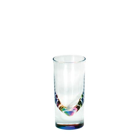 Buy Merritt Rainbow Teardrop Clear Acrylic Tumbler, 5-Ounce, Set of 6 ...
