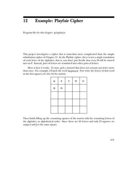 Playfair Cipher Code 的图像结果