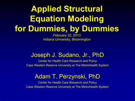 Image result for Structural Equation Modeling For Dummies