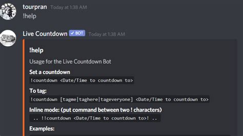 Image result for Discord Timer Bot