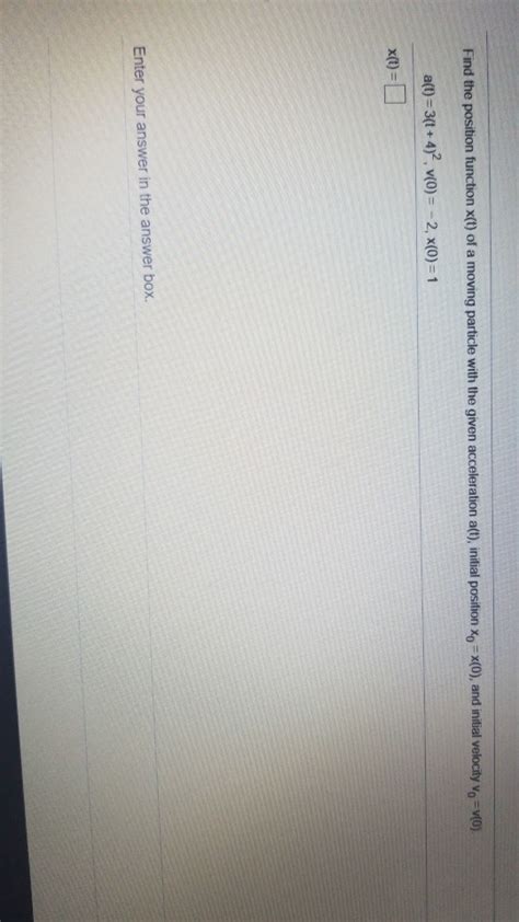 How to Find Position Function 的图像结果