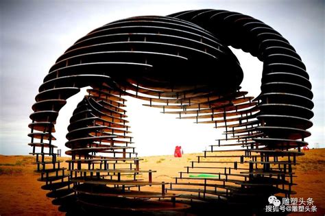 中国•民勤沙漠雕塑国际创作营_作品