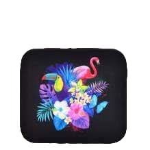 Artklim Colourful Flemingo Printed Clutch For Women With Detachable ...