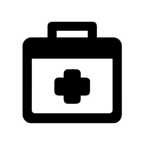 Medicine bag pictogram | Premium Vector