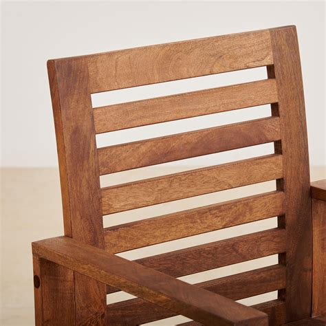 Buy Romero Mango Wood Outdoor Chair - Brown from Home Centre at just ...