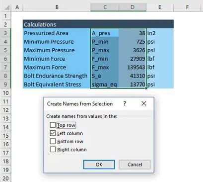 Image result for Create From Selection Command Excel