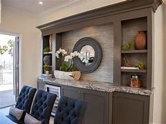 Image result for Dining Room Built in Buffet