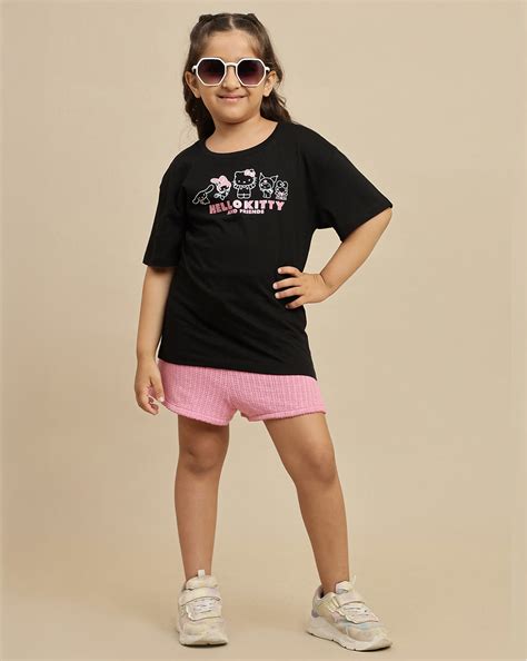 Hello Kitty Printed Oversized Tshirt For Girls – Kidsville