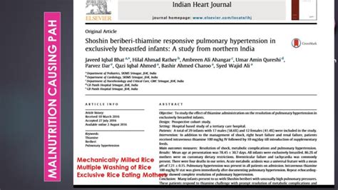 Pulmonary Hypertension in Children – Recent updates & Indian scenario ...