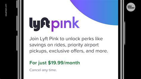Lyft Pink: Rideshare app coming out with a new monthly membership