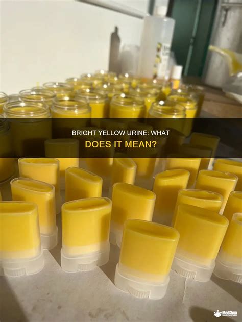 Bright Yellow Urine: What Does It Mean? | MedShun