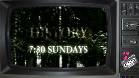 Image result for History Channel 2001 Promo